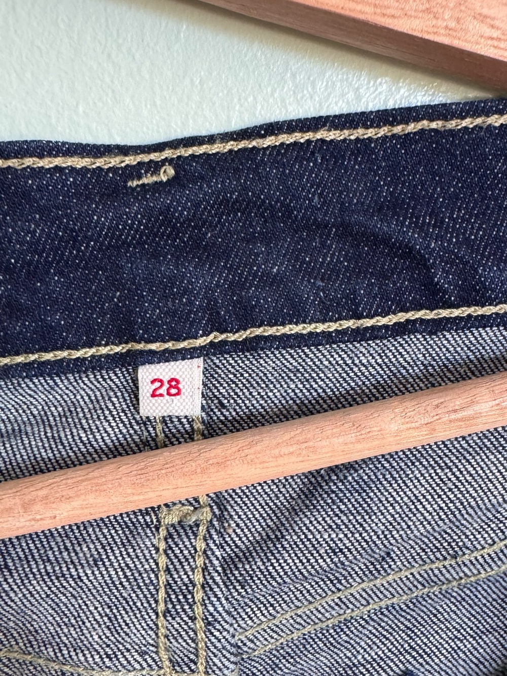 Levi's Dark Indigo Denim Pencil Skirt - Picture 4 of 12